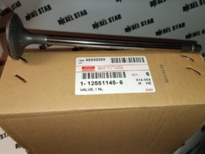 Клапан впускной 6WA1, 1-12551-145-5, ISUZU