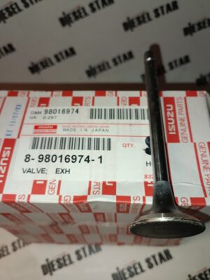 Клапан выпускной 4JJ1, 8-98016-974-1, ISUZU