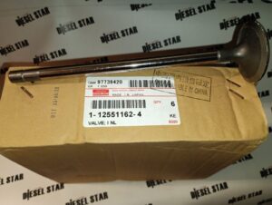 Клапан впускной 6WF1, 6WG1, 6WG1-T, Hitachi  ZX450-3 , 1-12551-162-4, ISUZU