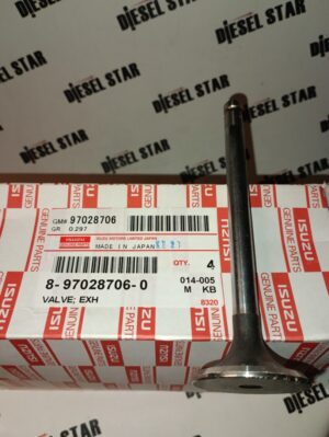Клапан выпускной 4BG1, 6BG1, 8-97028-706-0, ISUZU