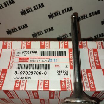 Клапан выпускной 4BG1, 6BG1, 8-97028-706-0, ISUZU