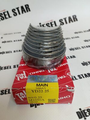 Вкладыши коренные YD22, YD25, 0.25, M1050A, TAIHO