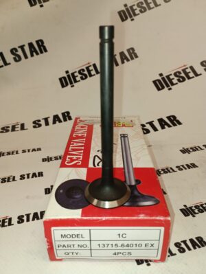 Клапан выпускной 2C, 13715-64010, NEV-801-EX, NIPPON MOTORS