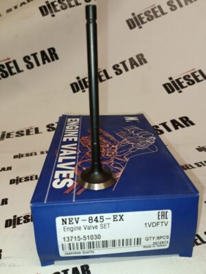 Клапан выпускной 1VDFTV, 13715-51030, NEV-845-EX, NIPPON MOTORS