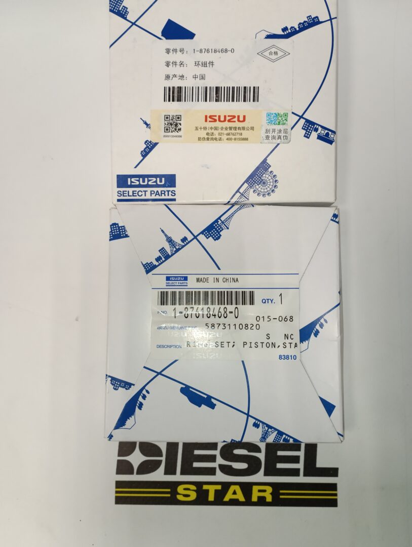 Кольца поршневые 4JA1, 4JB1, STD, 5-87311-082-0/8-94247-867-1, ISUZU CHINA Кольца поршневые 4JA1, 4JB1, STD, 5-87311-082-0/8-94247-867-1, ISUZU CHINA