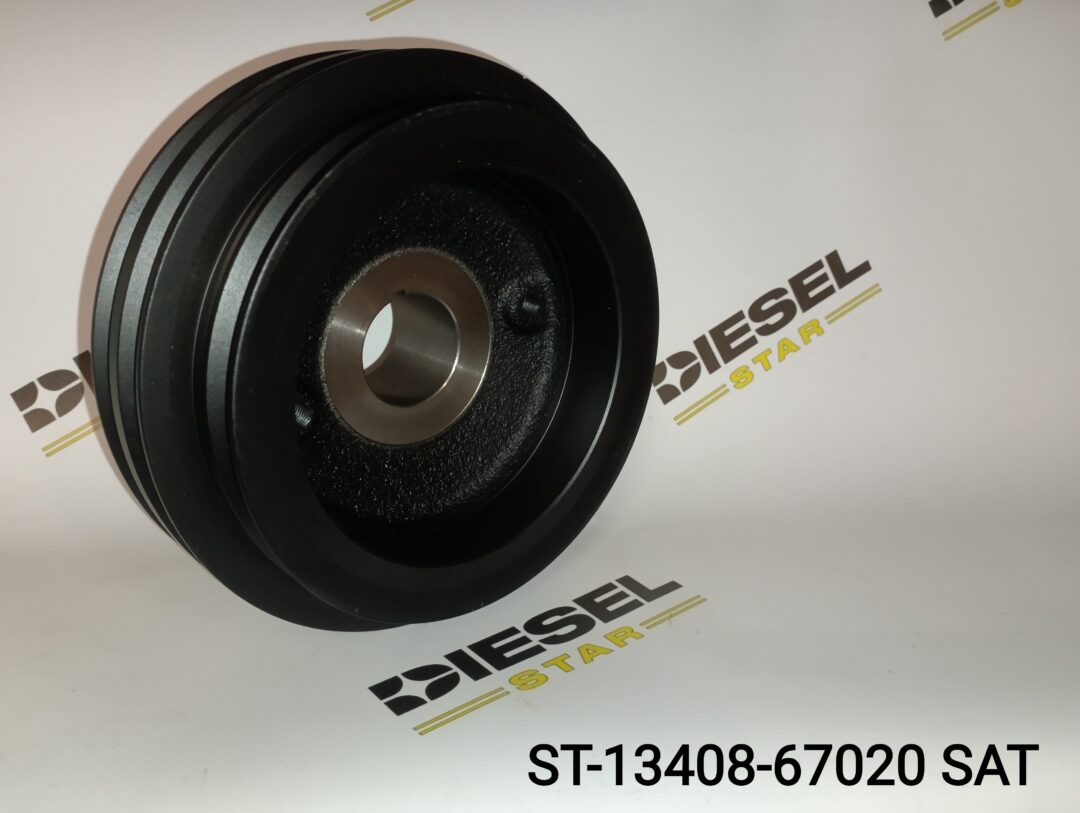 Шкив коленвала 1KZT, 13408-67020, SAT Шкив коленвала 1KZT, 13408-67020, SAT