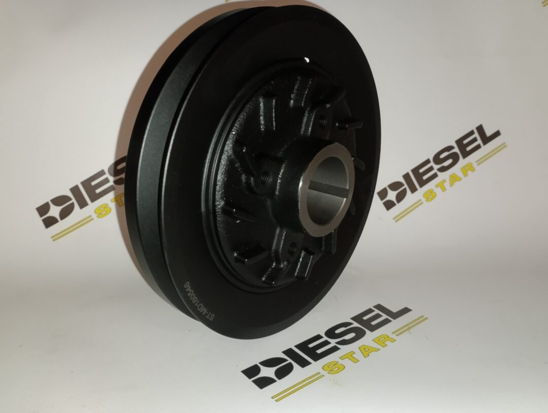 Шкив коленвала 4D56, MD160546, один ручеек, SAT Шкив коленвала 4D56, MD160546, один ручеек, SAT