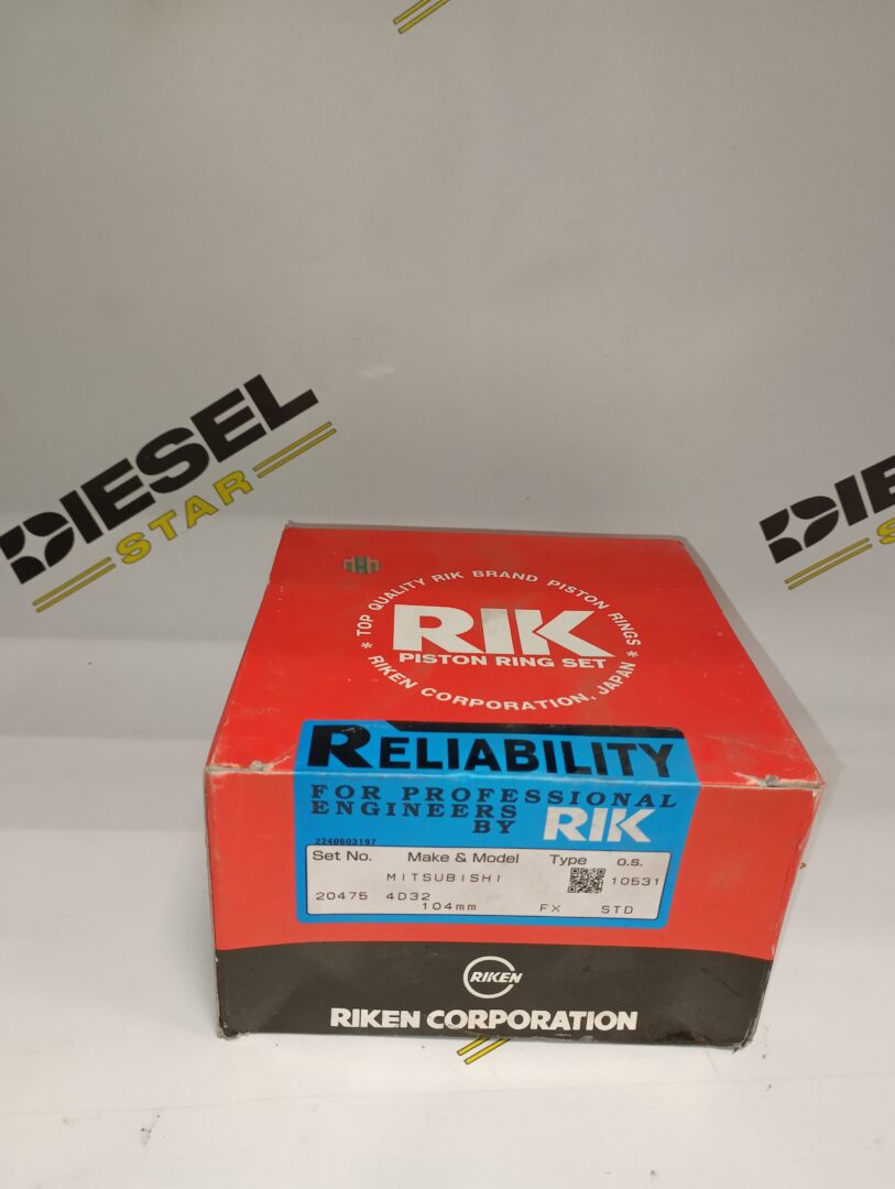 Кольца поршневые 4D32, STD, RIK 20475 Кольца поршневые 4D32, STD, RIK 20475