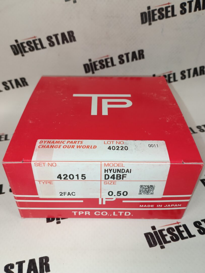 Кольца поршневые D4BF, 0.50, TP 42015 Кольца поршневые D4BF, 0.50, TP 42015