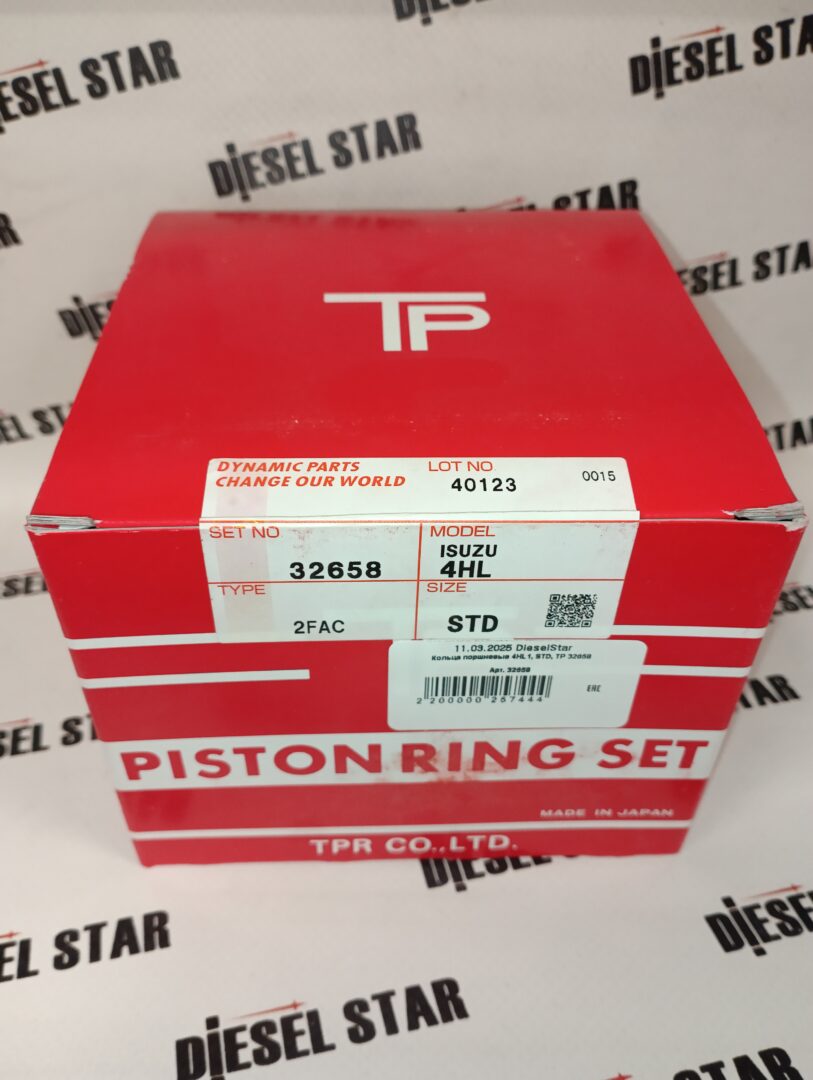 Кольца поршневые 4HL1, STD, TP 32658 Кольца поршневые 4HL1, STD, TP 32658