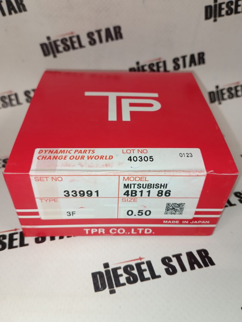 Кольца поршневые G4KD, 4B10, 4B11, 0.50 33991, TP Кольца поршневые G4KD, 4B10, 4B11, 0.50 33991, TP