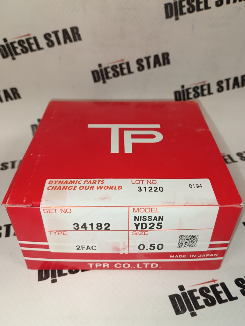 Кольца поршневые YD25DDTI, 0.50 34182, TP Кольца поршневые YD25DDTI, 0.50 34182, TP