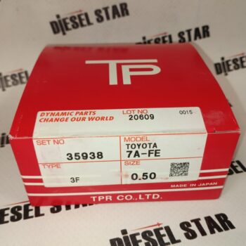 Кольца поршневые 4AFE, 7AFE, 0.50, TP 35938 Кольца поршневые 4AFE, 7AFE, 0.50, TP 35938