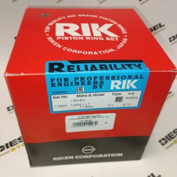 Кольца поршневые 10PC1T, 10PD1, STD, RIK 17501