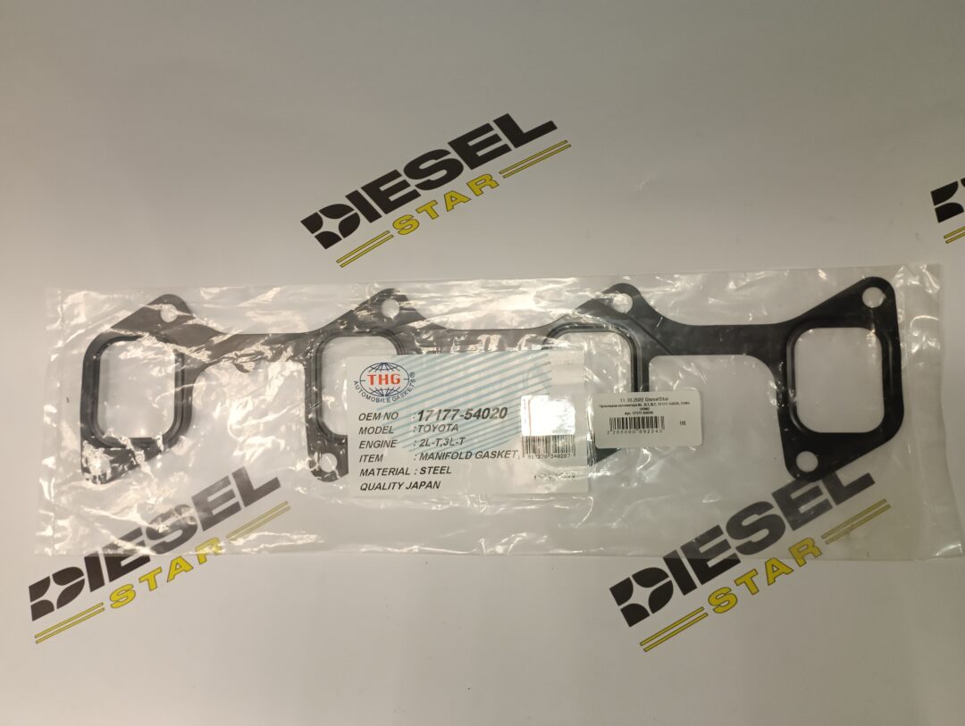 Прокладка коллектора IN, 2LT,3LT, 17177-54020, TONG HONG Прокладка коллектора IN, 2LT,3LT, 17177-54020, TONG HONG