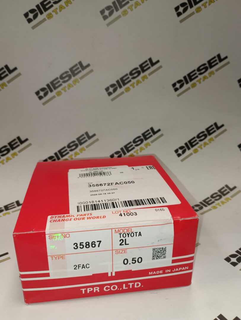 Кольца поршневые 2LT, 0.50, TP 35867 Кольца поршневые 2LT, 0.50, TP 35867