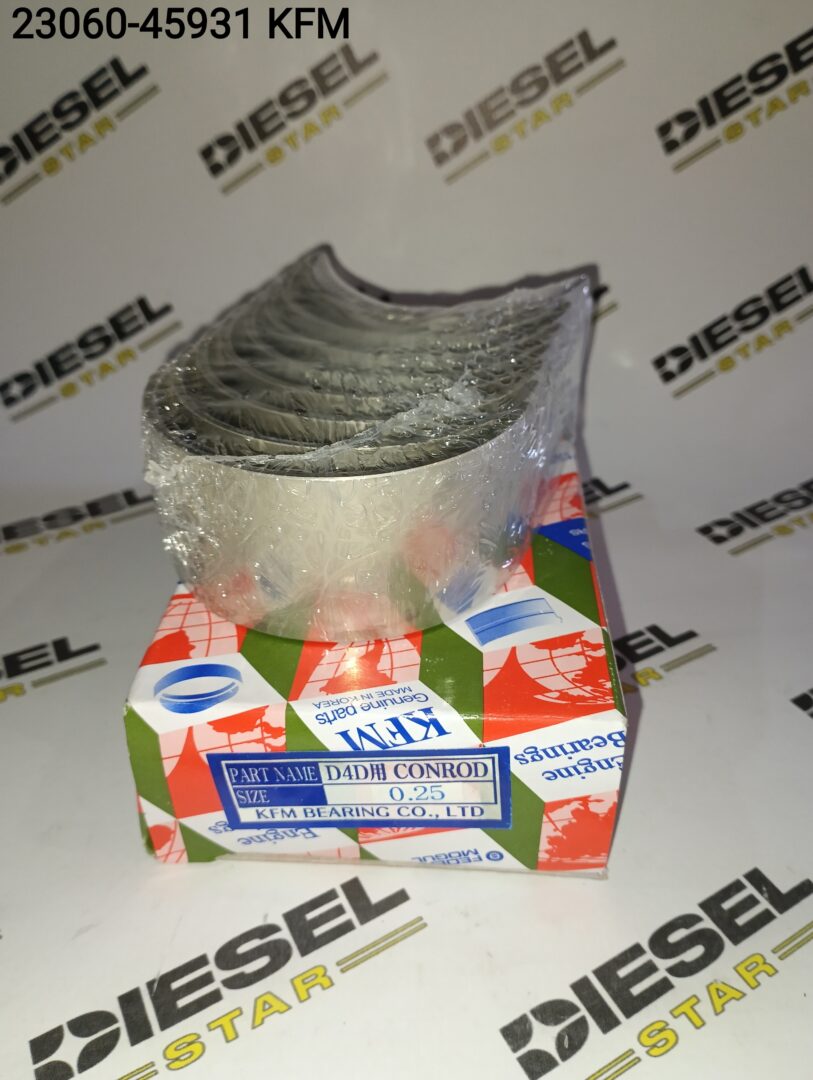 Вкладыши шатунные D4DD, D4DA, 0.25, 23060-45931, KFM Вкладыши шатунные D4DD, D4DA, 0.25, 23060-45931, KFM