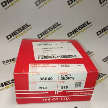 Кольца поршневые 2KDFTV, STD, TP 36049