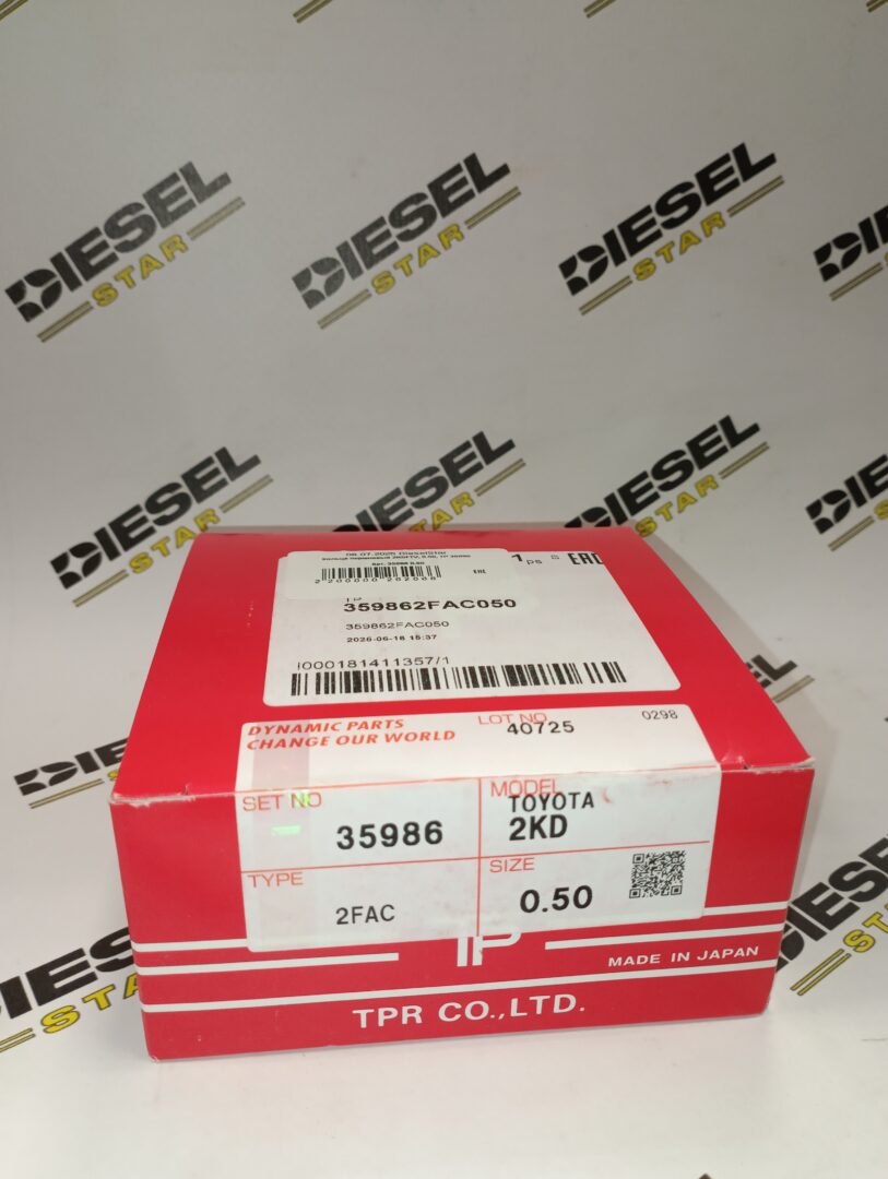 Кольца поршневые 2KDFTV, 0.50, TP 35986 Кольца поршневые 2KDFTV, 0.50, TP 35986