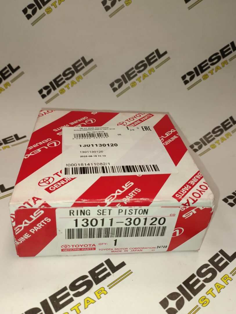 Кольца поршневые 2KDFTV, 13011-30120, TOYOTA Кольца поршневые 2KDFTV, 13011-30120, TOYOTA