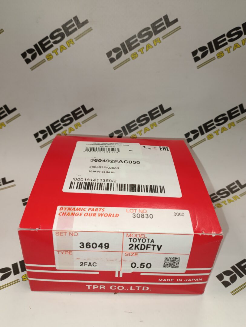 Кольца поршневые 2KDFTV, 0.50, TP 36049 Кольца поршневые 2KDFTV, 0.50, TP 36049