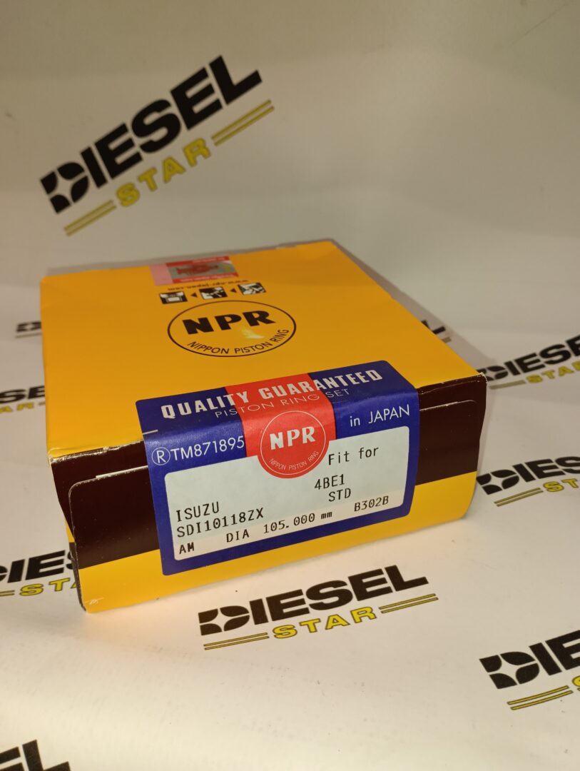 Кольца поршневые 4BE1, STD, NPR SDI10118ZX Кольца поршневые 4BE1, STD, NPR SDI10118ZX