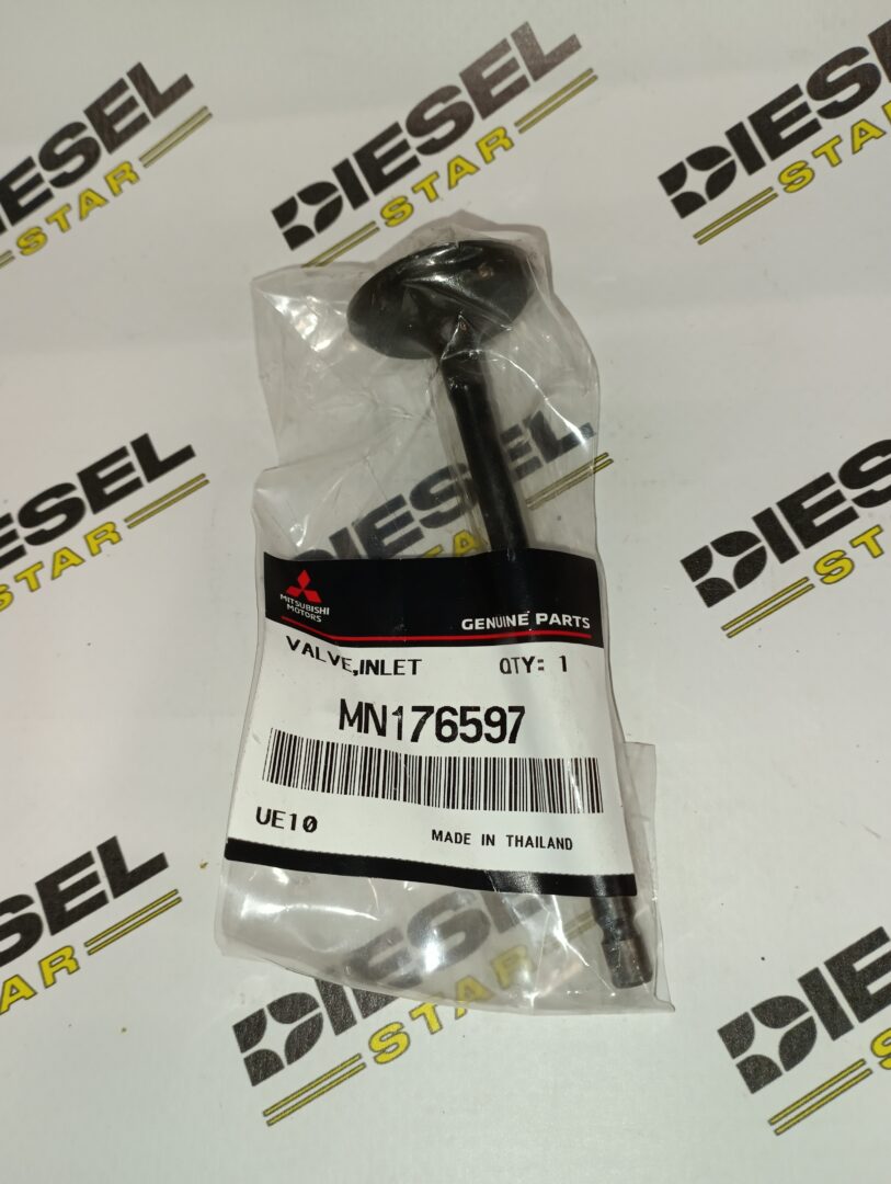 Клапан впускной 4D56, L200, MN176597, MITSUBISHI Клапан впускной 4D56, L200, MN176597, MITSUBISHI