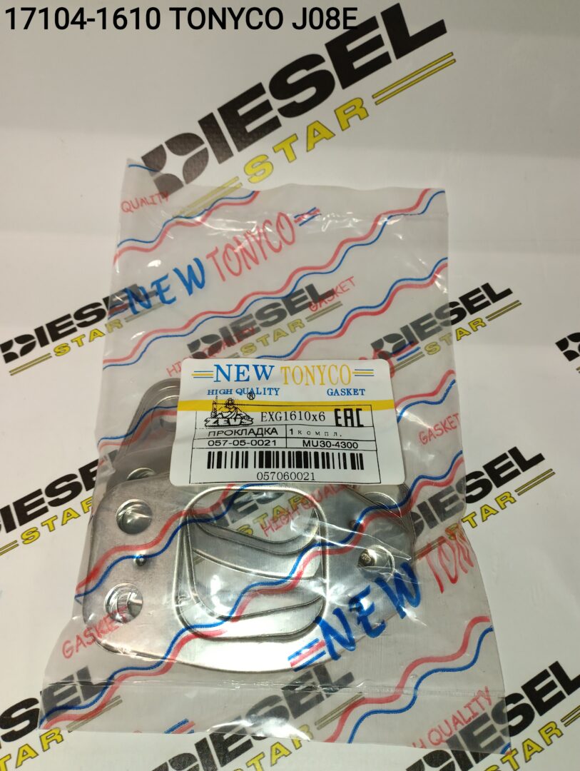 Прокладка коллектора EX, J08E, 17104-1610, TONICO Прокладка коллектора EX, J08E, 17104-1610, TONICO