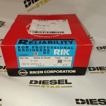 Кольца поршневые W04CT, STD, RIK 15815