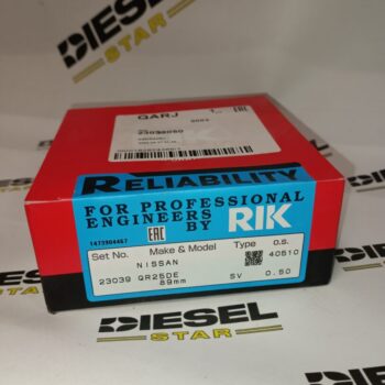 Кольца поршневые QR25DE, 0,50, RIK 23039 Кольца поршневые QR25DE, 0,50, RIK 23039