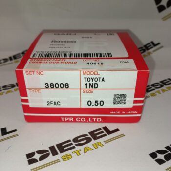 Кольца поршневые 1ND, 0.50, TP 36006 Кольца поршневые 1ND, 0.50, TP 36006