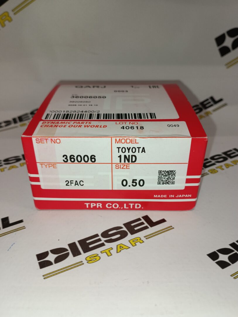 Кольца поршневые 1ND, 0.50, TP 36006 Кольца поршневые 1ND, 0.50, TP 36006
