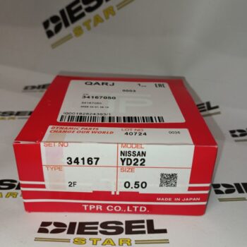 Кольца поршневые YD22, 0.50, TP 34167