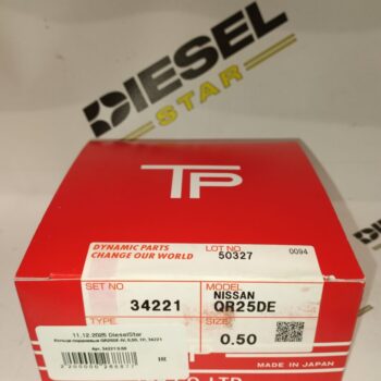 Кольца поршневые QR25DE-IV, 0,50, TP, 34221