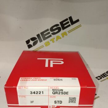 Кольца поршневые QR25DE-IV, STD, TP, 34221