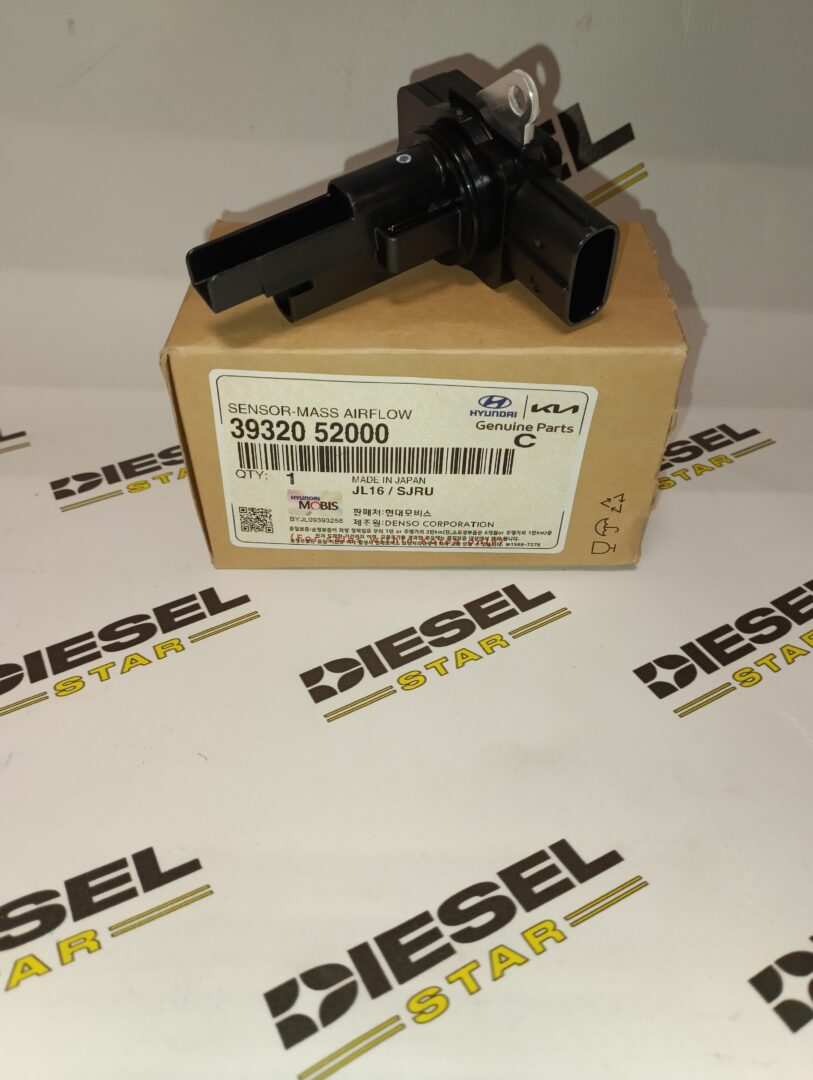 Датчик массового расхода воздуха D4GA, D6GA, D6CC, D6HA, 39320-52000, Hyundai/Kia Датчик массового расхода воздуха D4GA, D6GA, D6CC, D6HA, 39320-52000, Hyundai/Kia