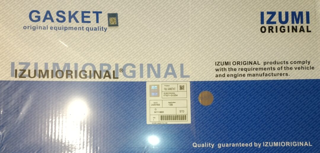 Ремкомплект 13B, 04111-58020, IZUMI, G Ремкомплект 13B, 04111-58020, IZUMI, G