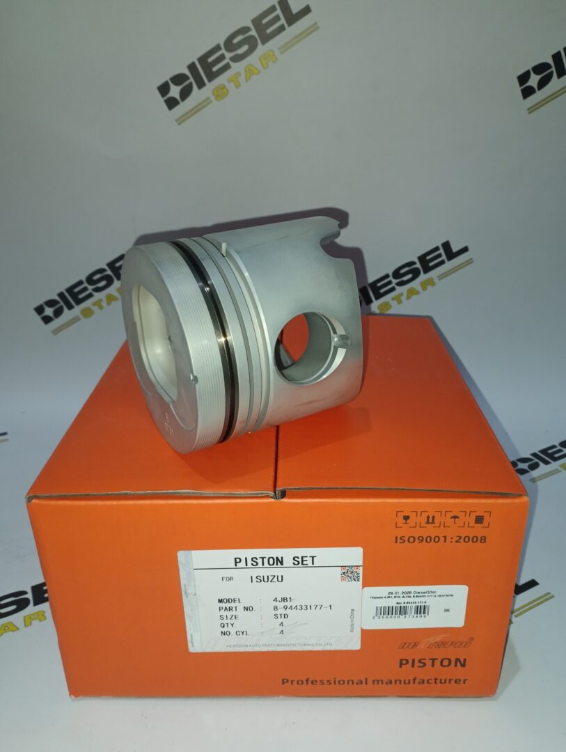 Поршни 4JB1, STD, ALFIN, 8-94433-177-1, HEATSPIN Поршни 4JB1, STD, ALFIN, 8-94433-177-1, HEATSPIN