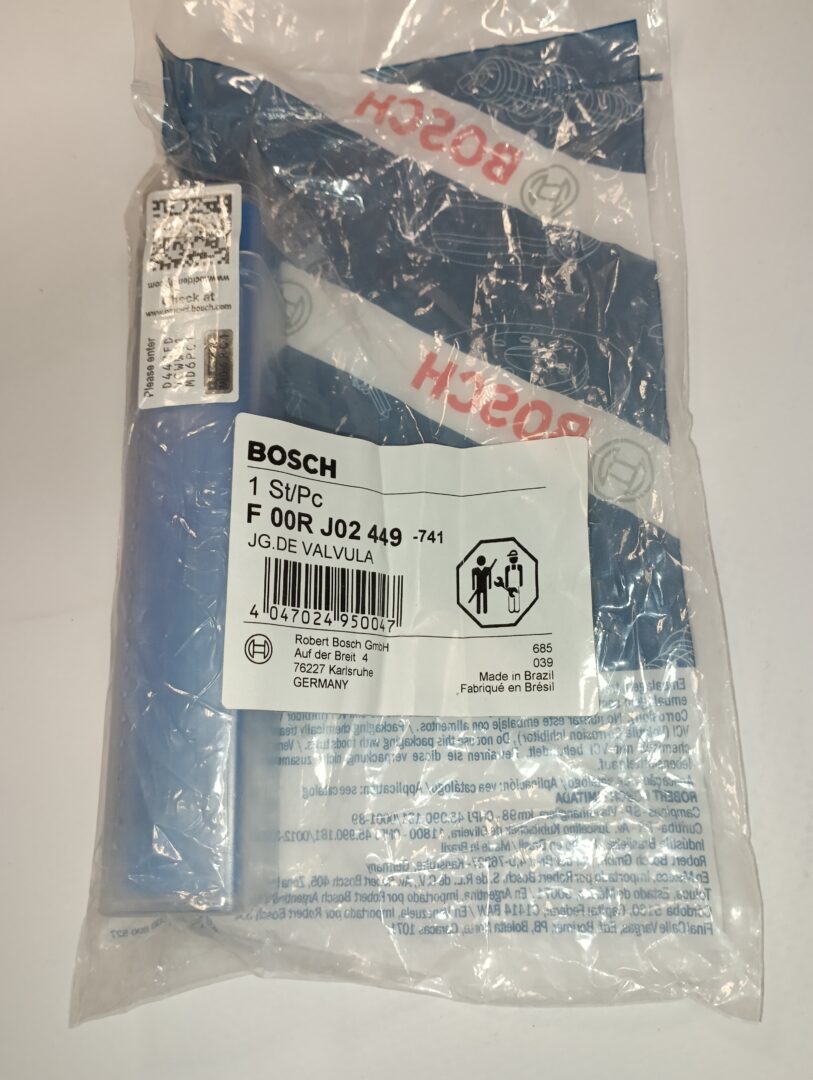 Комплект клапанов CR F00RJ02449, BOSCH Комплект клапанов CR F00RJ02449, BOSCH