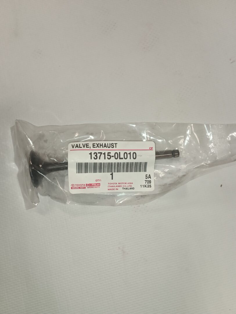 Клапан выпускной 2KDFTV, 13715-0L010, TOYOTA Клапан выпускной 2KDFTV, 13715-0L010, TOYOTA