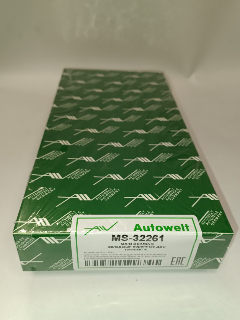 Вкладыши коренные G4KC, G4KD, G4KE, G4KF, 0.25, MS-32261, AUTOWELT Вкладыши коренные G4KC, G4KD, G4KE, G4KF, 0.25, MS-32261, AUTOWELT