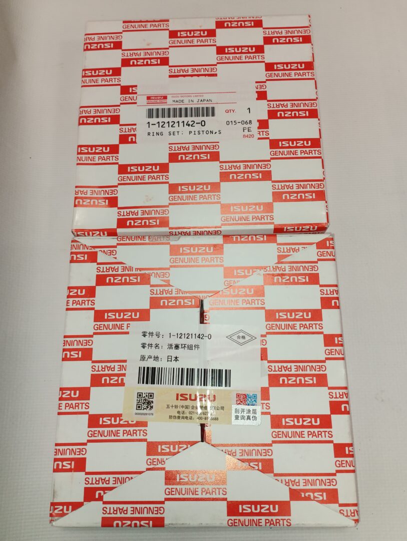 Кольца поршневые 6WA1, STD, 1-12121-142-0, ISUZU Кольца поршневые 6WA1, STD, 1-12121-142-0, ISUZU