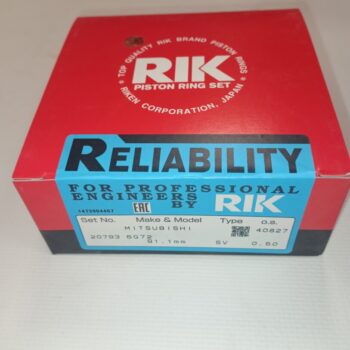 Кольца поршневые 6G72, 0.50, RIK 20793 Кольца поршневые 6G72, 0.50, RIK 20793